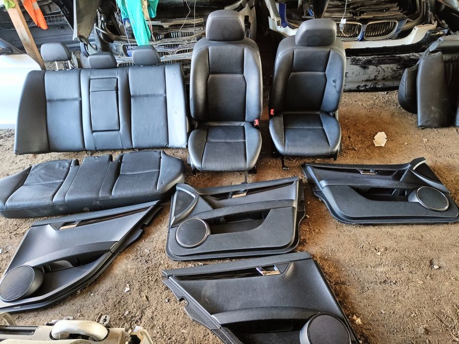 Wnętrze Mercedes w204 Sedan Fotel Kanapa Boczki Czarna skóra Wysyłka