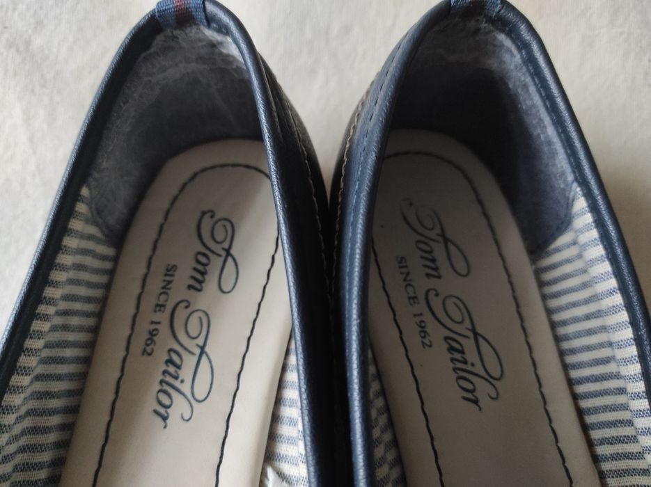 Baleriny damskie granatowe Tom Tailor nr 39