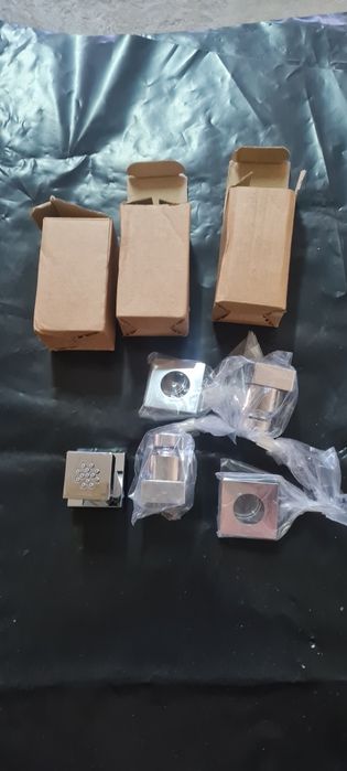 Jatos quadrados de alta pressão para chuveiro (3 pcs)