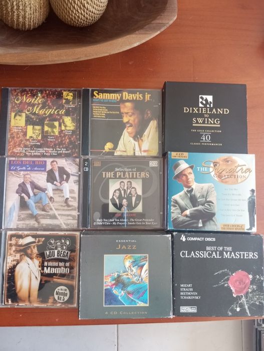 CD e coletâneas vários estilos musicais classica blues rock