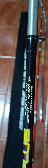 Kit Pesca usado , Carreto, canas, Caixa e assessórios