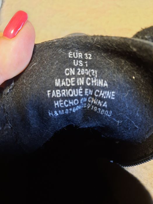 Кожаные ботинки  H&M