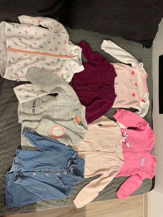 Paka ciuchów dla dziewczynki 65 sztuk rozmiar 80