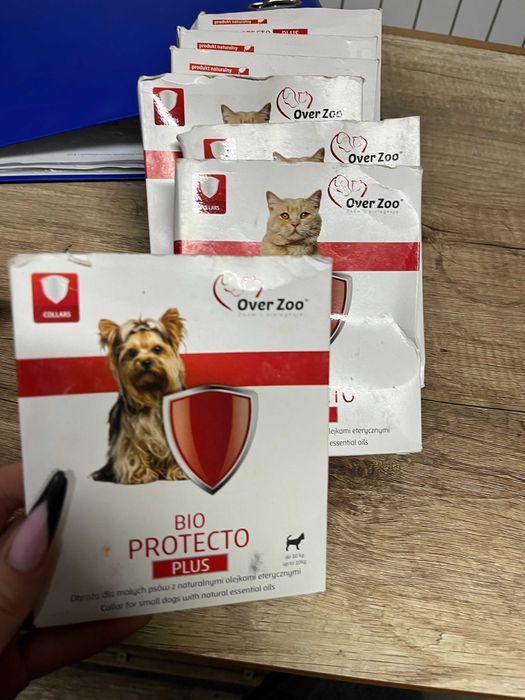 Obroża na psa kota ochronna eukaliptus mięta cytryna bio