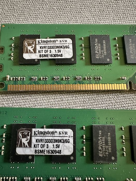 Memorias pc 2gb cada unidade