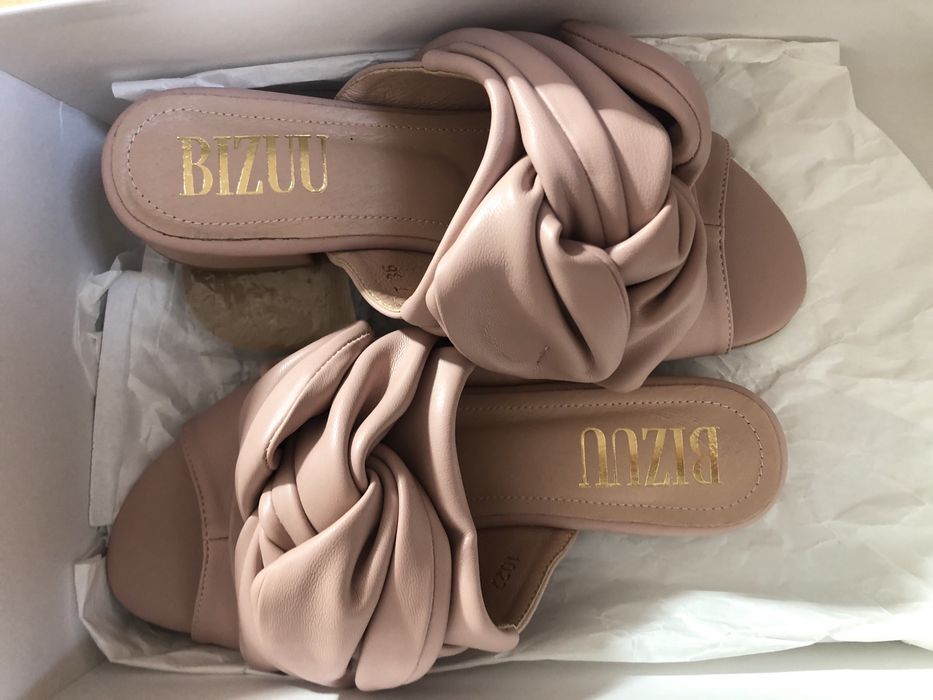 bizuu misszu klapki buty oryginał nowe 36 róż 35 23cm