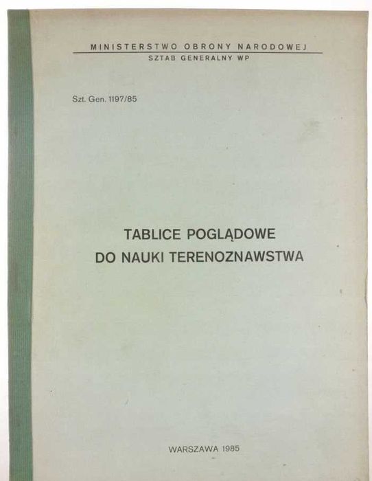 Tablice Poglądowe do nauki terenoznawstwa