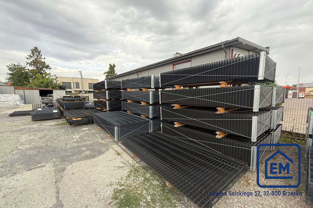 Słupek 100x100x3 2,3mb ocynk RAL 7016 | RAL 9005