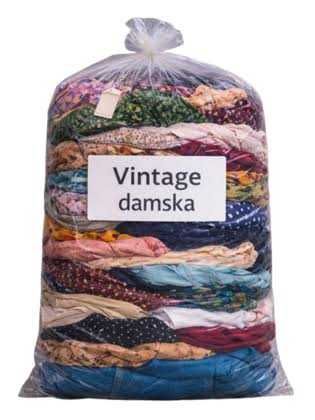5 kg damskiej odzieży vintage jesień/zima z Włoch