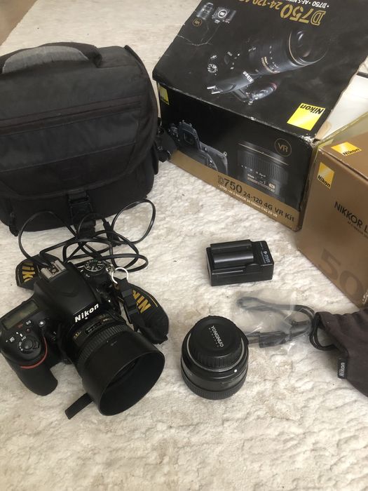 Nikon d750 + 2 обєктиви