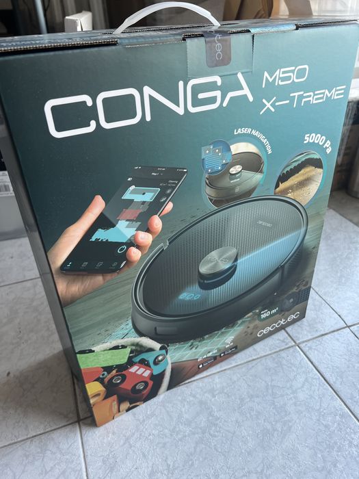 Vendo Robot Aspirador Cecotec Conga M50 X-Treme, novo e selado.