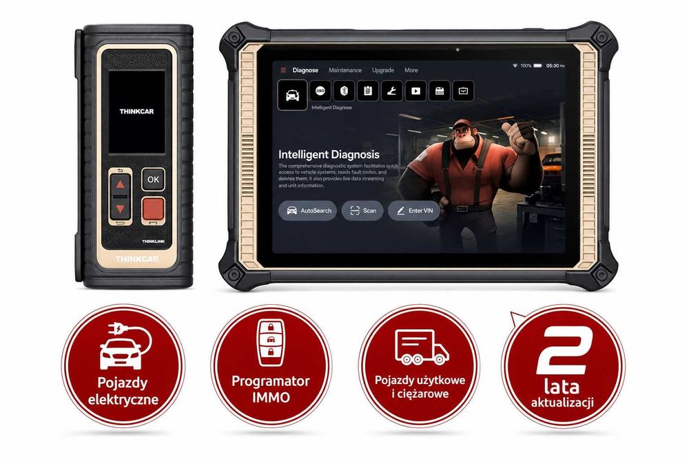 THINKTOOL EURO EXPERT 391 – Profesjonalny Tester Diagnostyczny z Programowaniem ECU | CAN FD | DoIP | Topologia | 2 Lata Aktualizacji