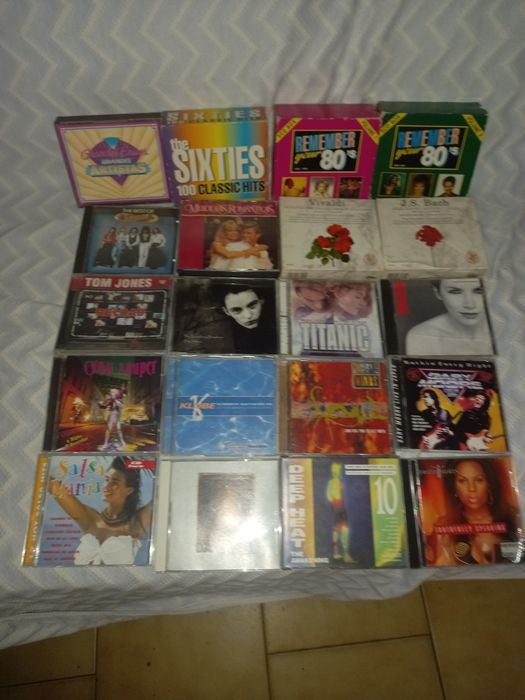 Cd's vários tipos de música