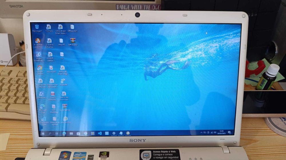 Portátil Barato Sony Vayo Branco i3 2.30GHz 8GB RAM