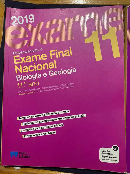 Preparação Exame Final Nacional | Física e Química e/ou Biologia 2019