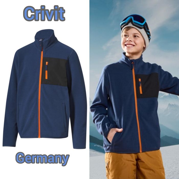 Флісові кофти Crivit Німеччина 134-140;146-152;158-164