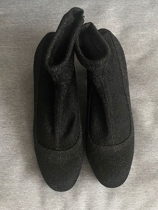 Botki czarne błyszczące Reserved 37