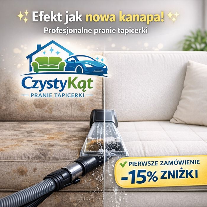 Profesjonalne pranie tapicerki meblowej i samochodowej