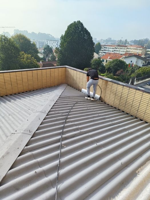 Lavagem / impermeabilização de telhados.