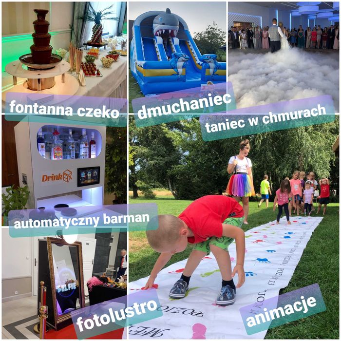 FotoLustro - fotobudka, Animacje dla dzieci, DrinkBar, Dmuchaniec, MIŚ