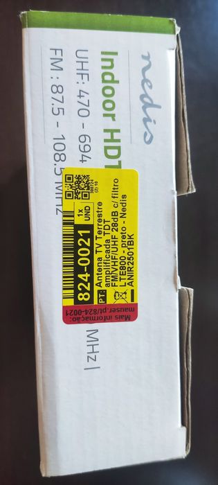 Antena interior TDT nedis como nova