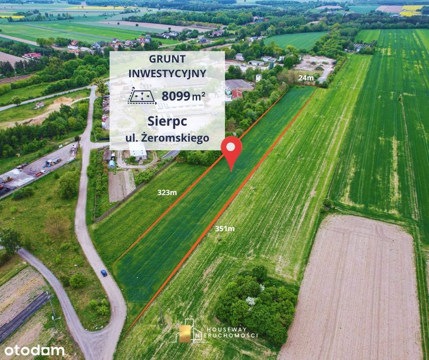 Grunt Inwestycyjny Dla Biznesu | Ul. Żeromskiego I 8099 M²
