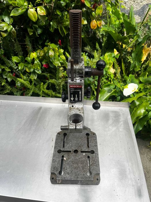 Suporte de Coluna Bosch S7 – Furar e Fresar (Original Made in Germany)