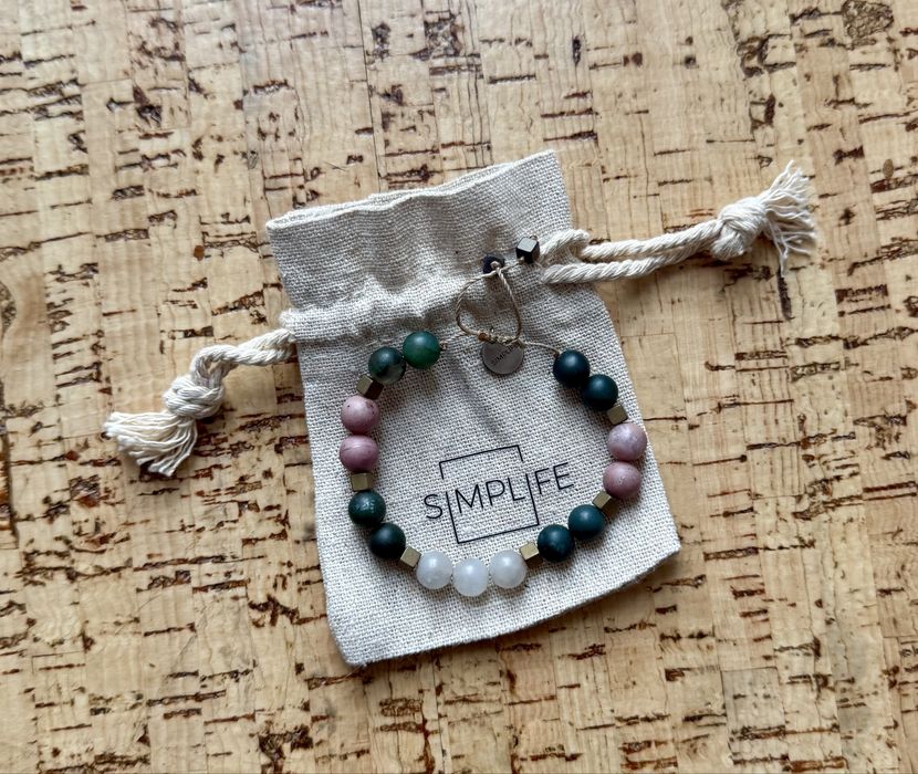 Bransoletka z kamieni naturalnych, simplife - nowa!