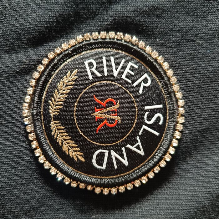 River Island, sukienka z lampasami, bawełna, tunika, bluza