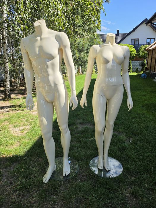 Manekin damski i męski  uzywane