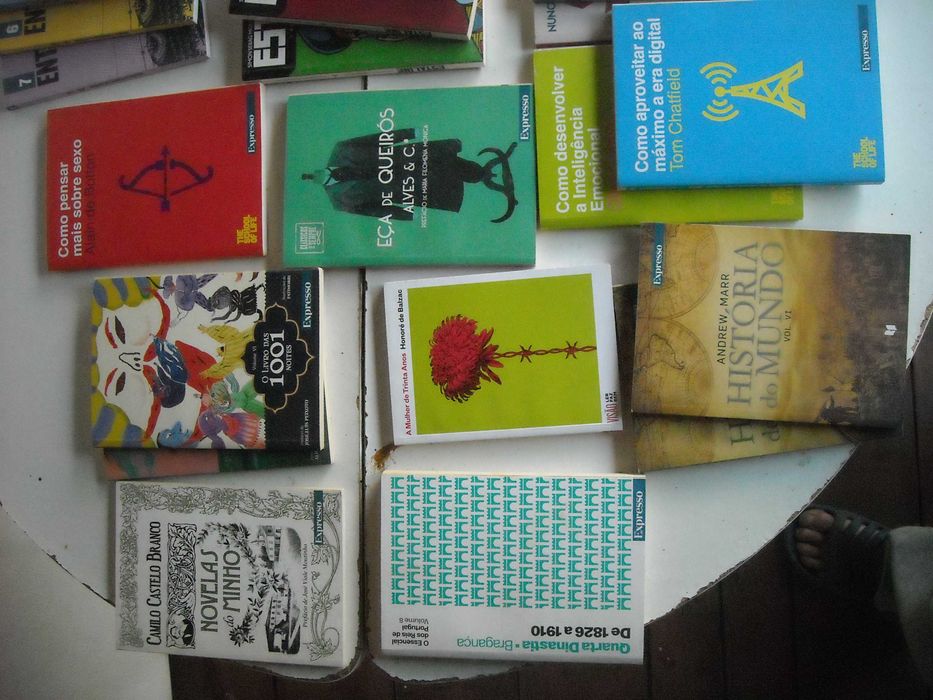 Diversos livros coleccoes Expresso Visao