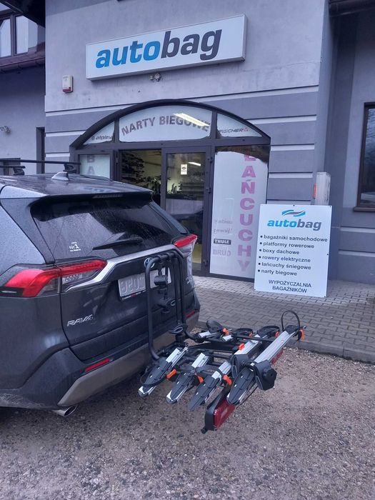 Aguri Active Bike Pro 3+1 Silver Platforma rowerowa na hak na 4 rowery