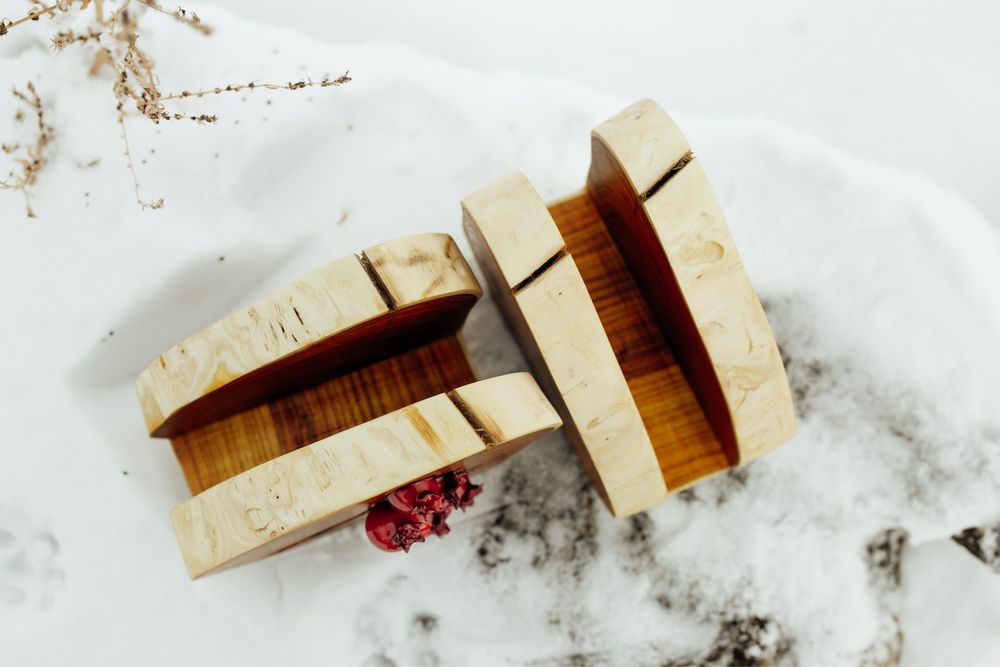 Деревʼяна серветниця, серветниця до новорічного столу, серветниця