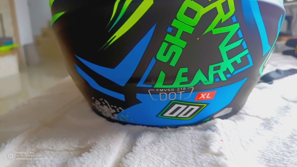 Kask gogle XL hulajnoga Rover