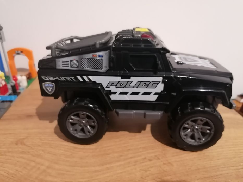Duże Auto Policyjne ze światłami i dźwiękami