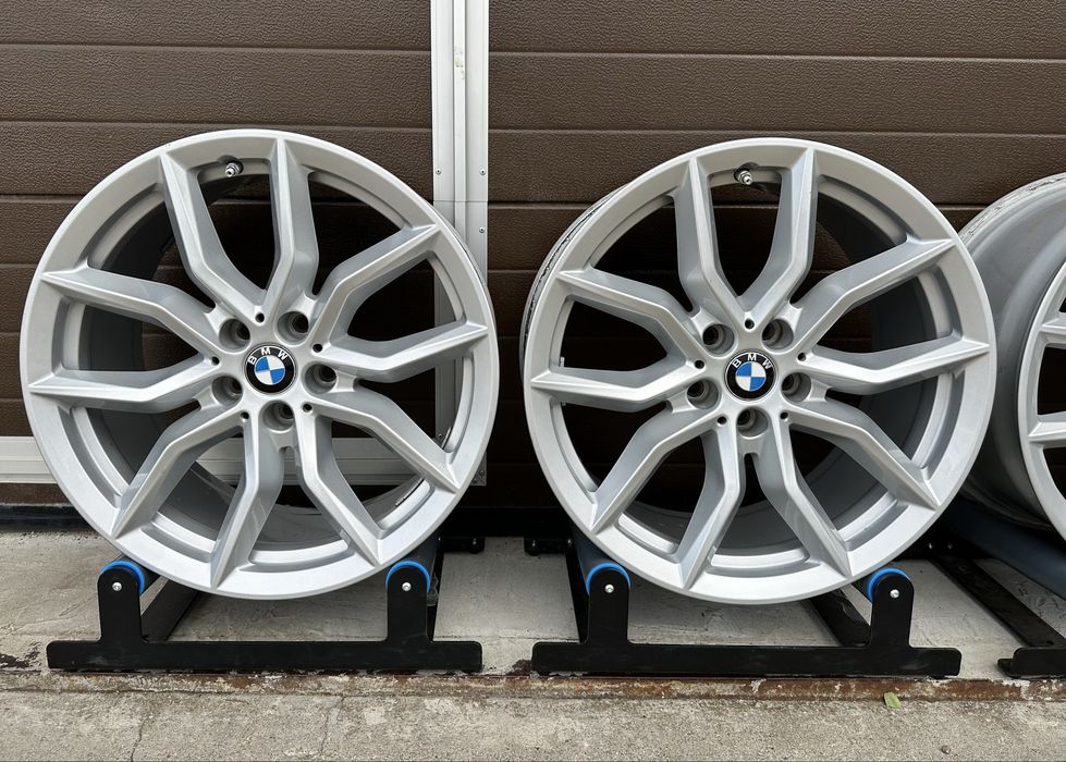 4x Felgi aluminiowe 5x112 r19 et38 9J Alufelgi Oryginał BMW 19” (czujniki TPMS)