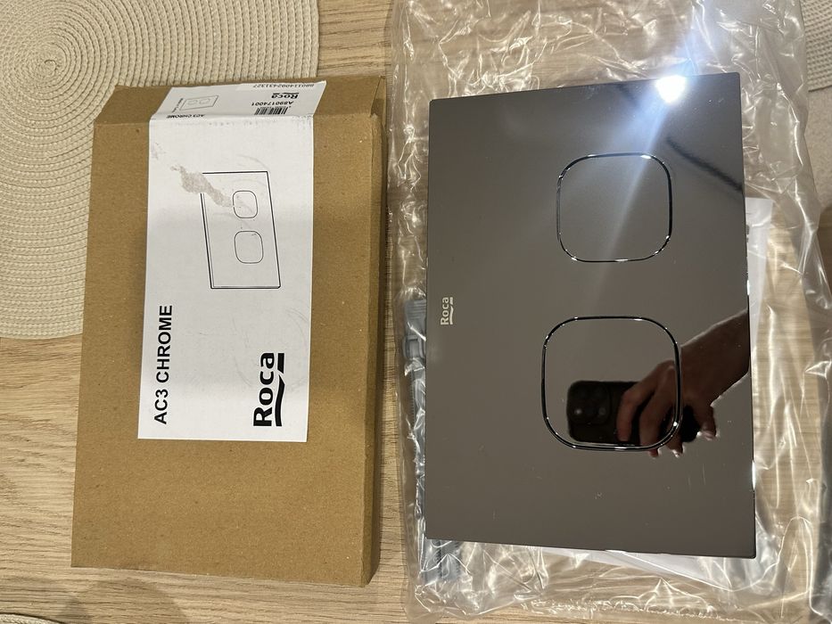 Przycisk WC Roca Ac3 Chrome