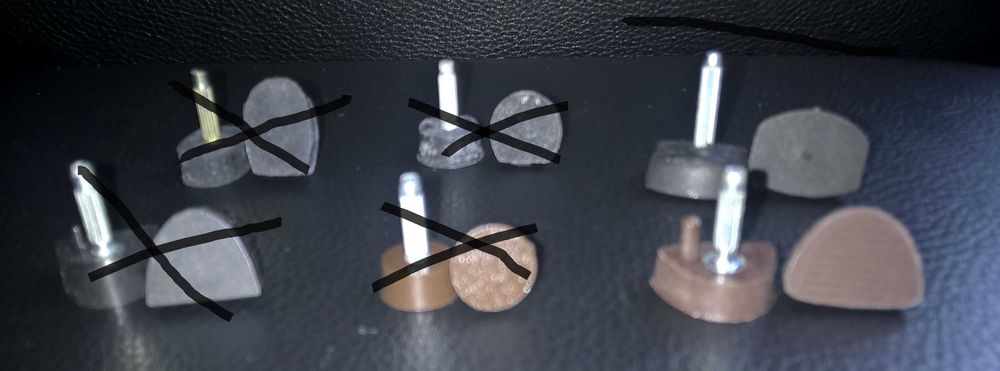 Fleki do butów brąz, czarny