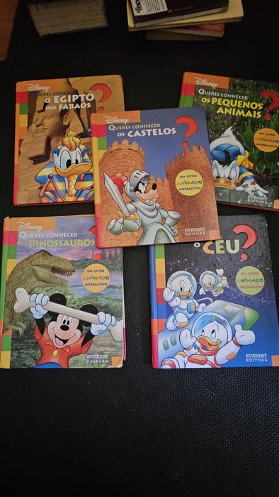 (Disney) Coleção Queres Conhecer? (Usado) [Entrego em toda Lisboa]