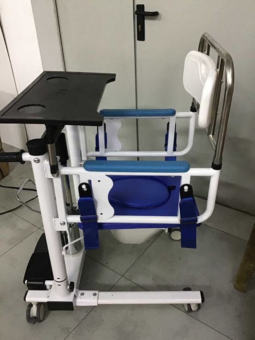 Krzesło transferowe hydrauliczne dla pacjenta regulowane 120 kg