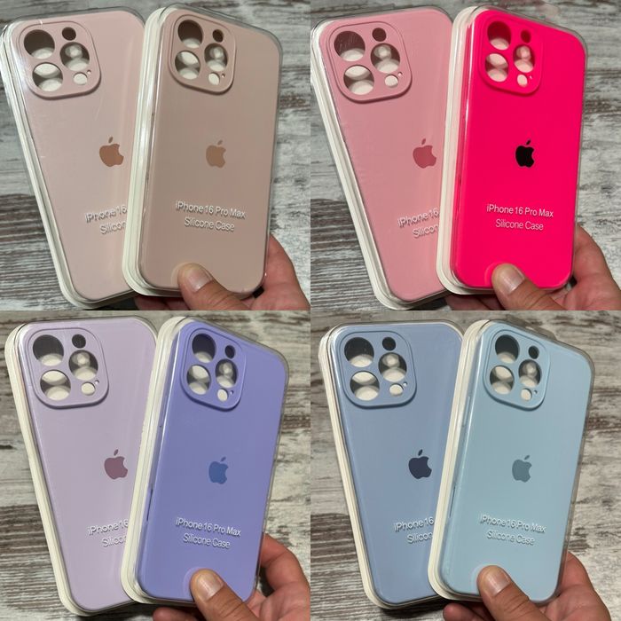 Чехол iphone 16 pro max silicon case айфон 16 про макс чехол силиконовый с микрофиброй soft touch чехлы для iphone 16pro max силиконовые софт тач