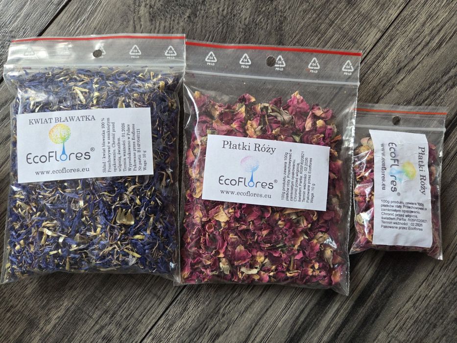 Ecoflores Zestaw do kul kąpielowych Granat