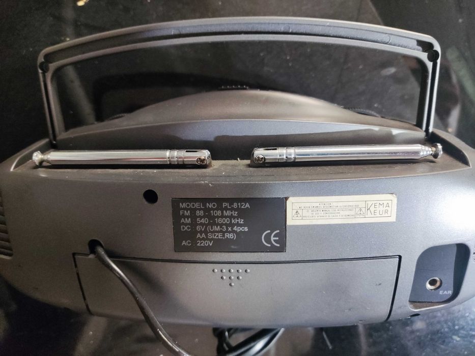 Rádio Portátil Prolite PL-812A AM/FM Som Estéreo
