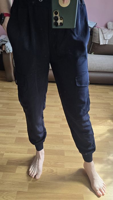 Spodnie joggery 34 36 Zara czarne