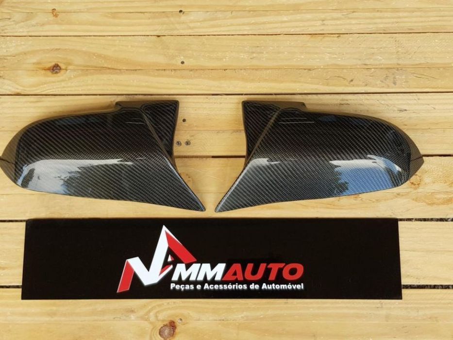 Capas de Espelho Carbono BMW F20 / F32 / F30 / F33 / F36 / E84 Look M4