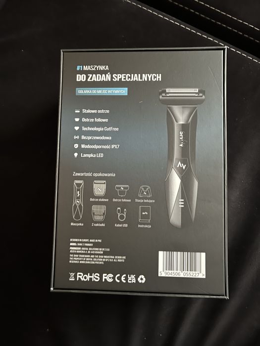 SHAV2  Golarta do strzyżenia  włosów i zarostu oraz miejsc intymnych