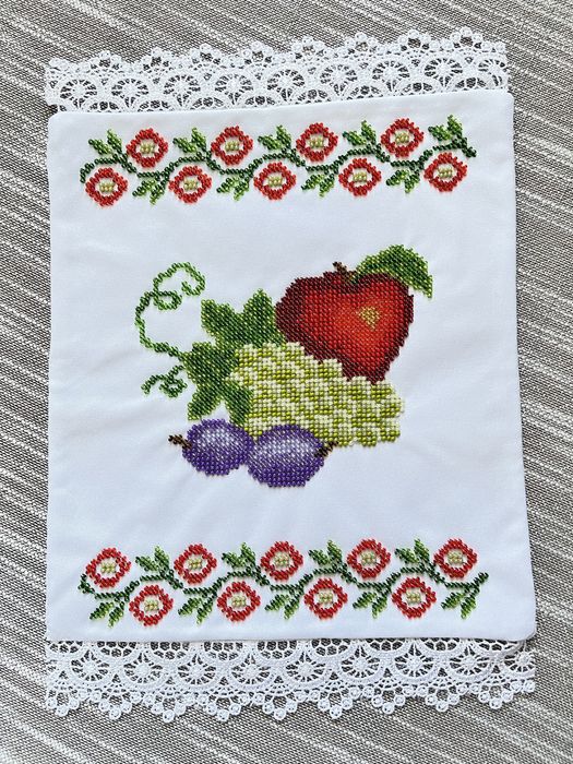 Спасівський рушник вишитий бісером