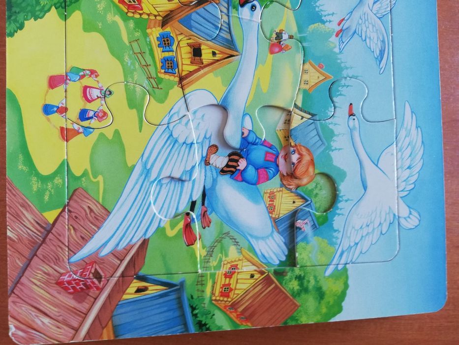 Книга пазл " Гуси - лебеді"