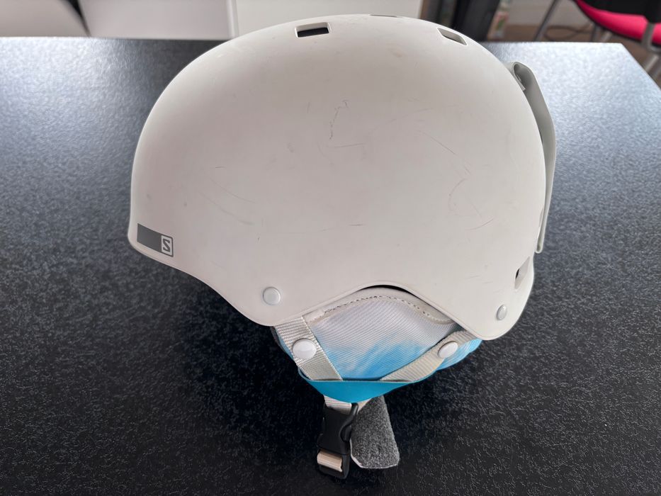 Kask narciarski snowboardowy M(56-59) Salomon Venom błękitny