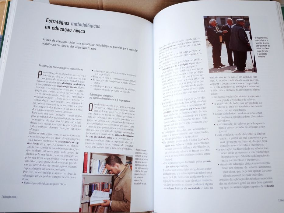 Os docentes do 1º e do 2º ciclos do ensino básico - 4 volumes novos